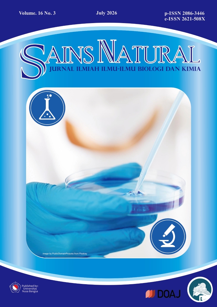 					View Vol. 16 No. 3 (2026): Sains Natural
				