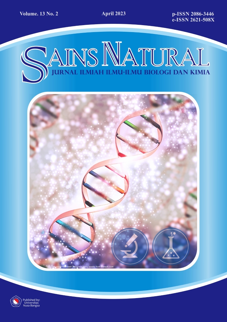 					View Vol. 13 No. 2 (2023): Sains Natural
				